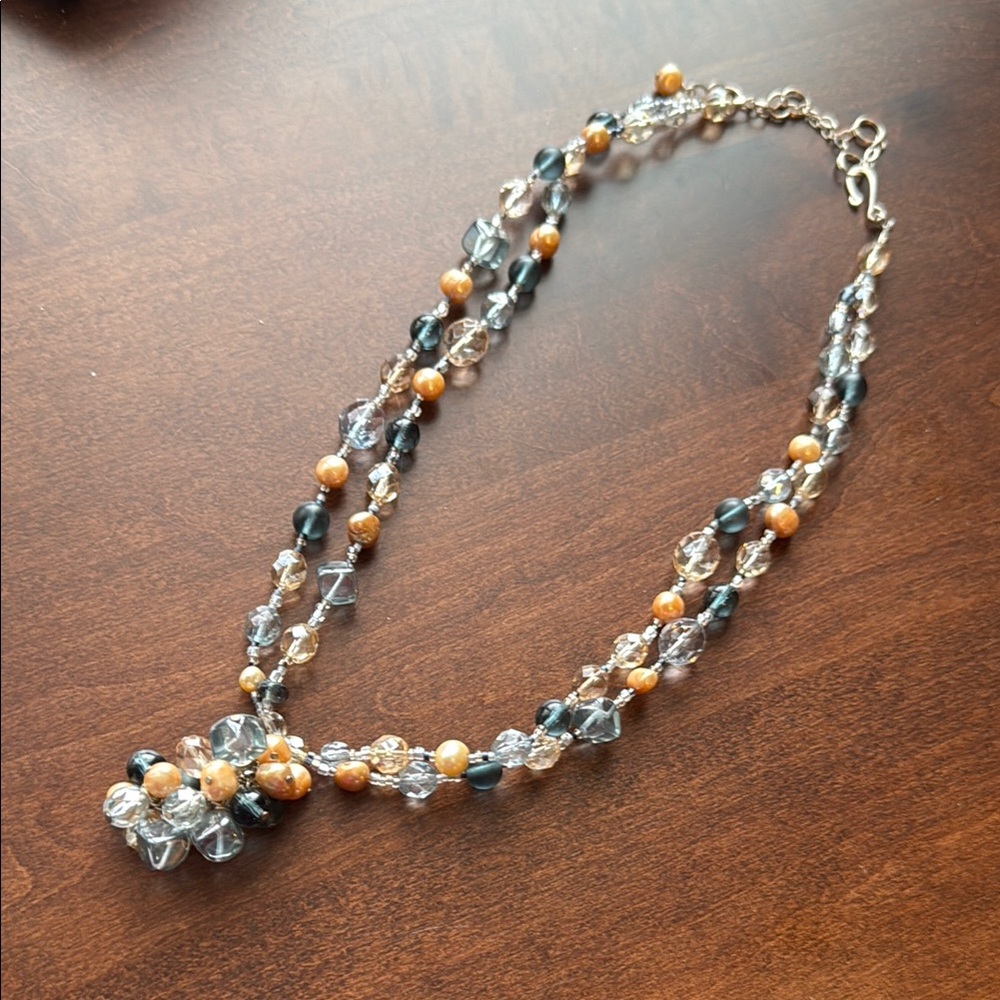 Elegant Multi-Color Beaded Necklace